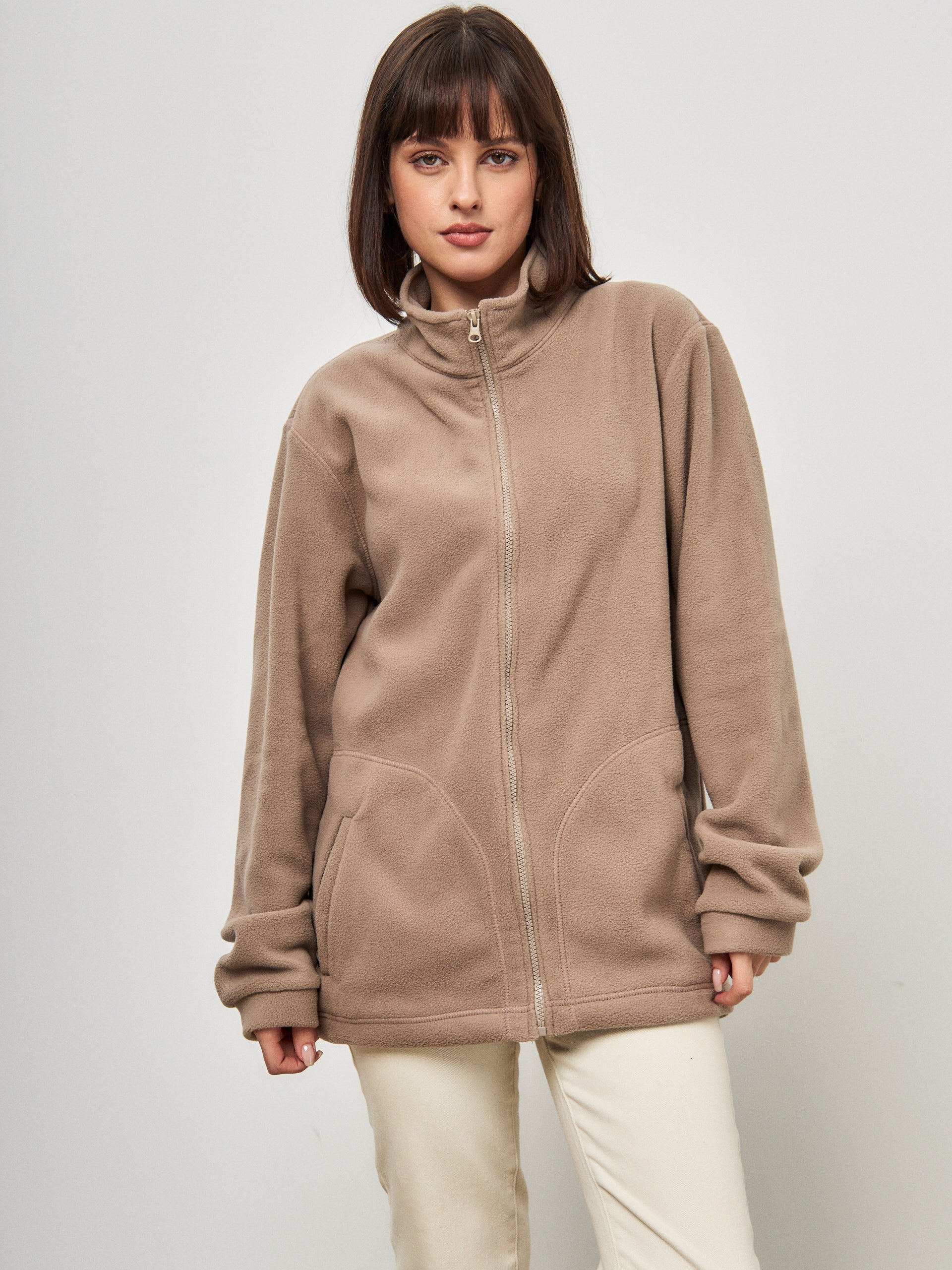 OXGN ESSENTIAL FLEECE JACKET