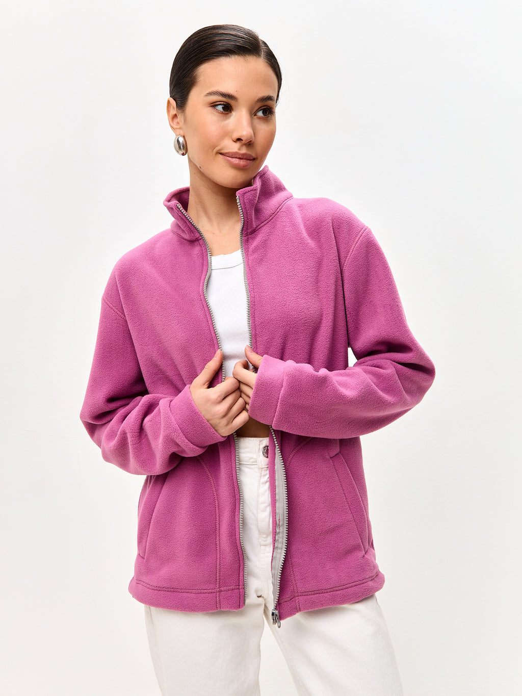 OXGN ESSENTIAL FLEECE JACKET