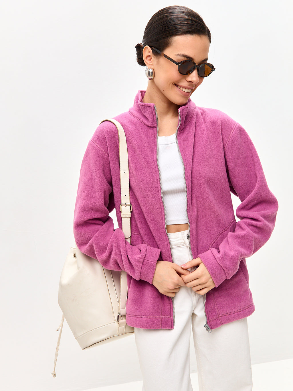 OXGN ESSENTIAL FLEECE JACKET