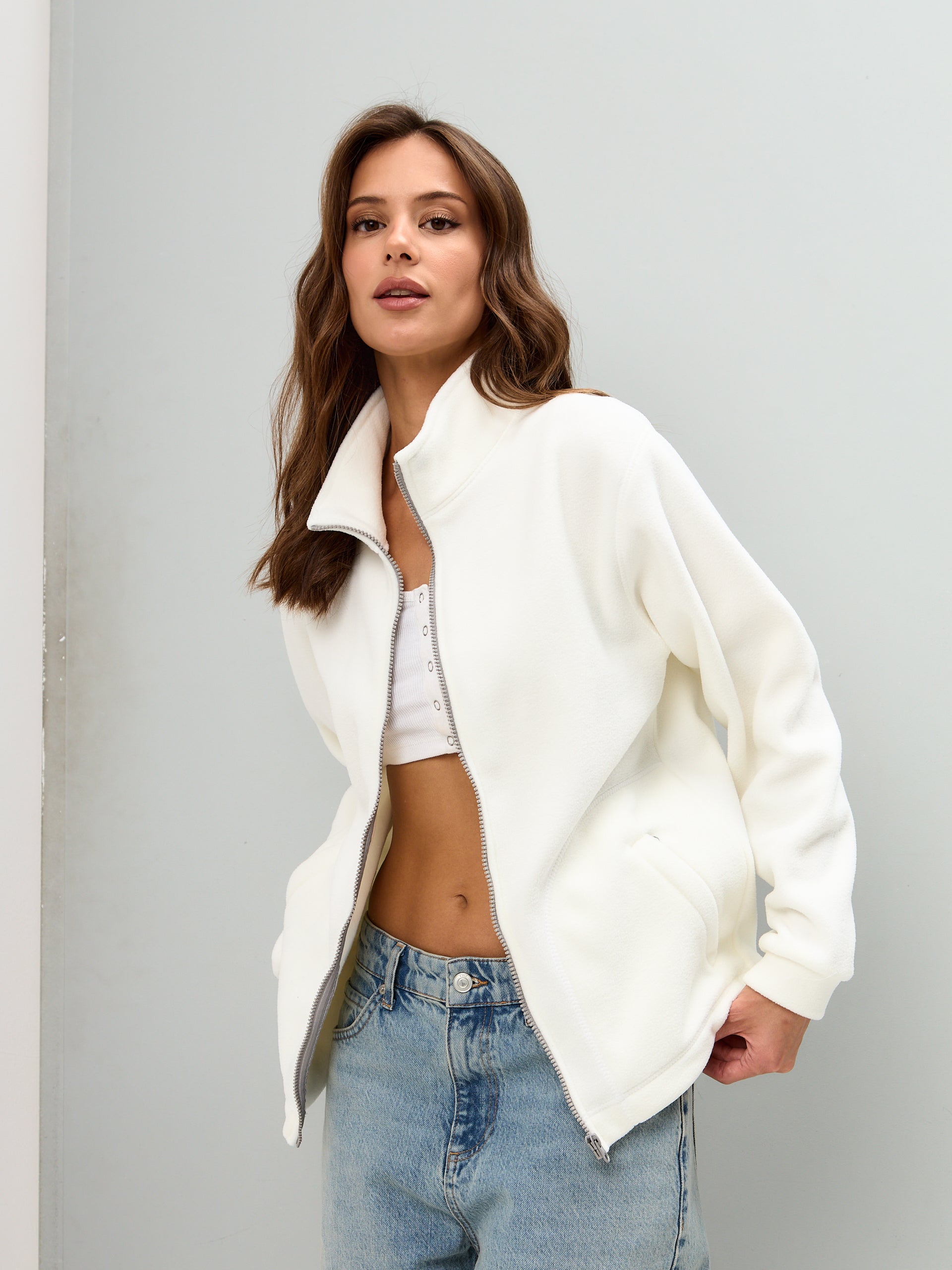 OXGN ESSENTIAL FLEECE JACKET