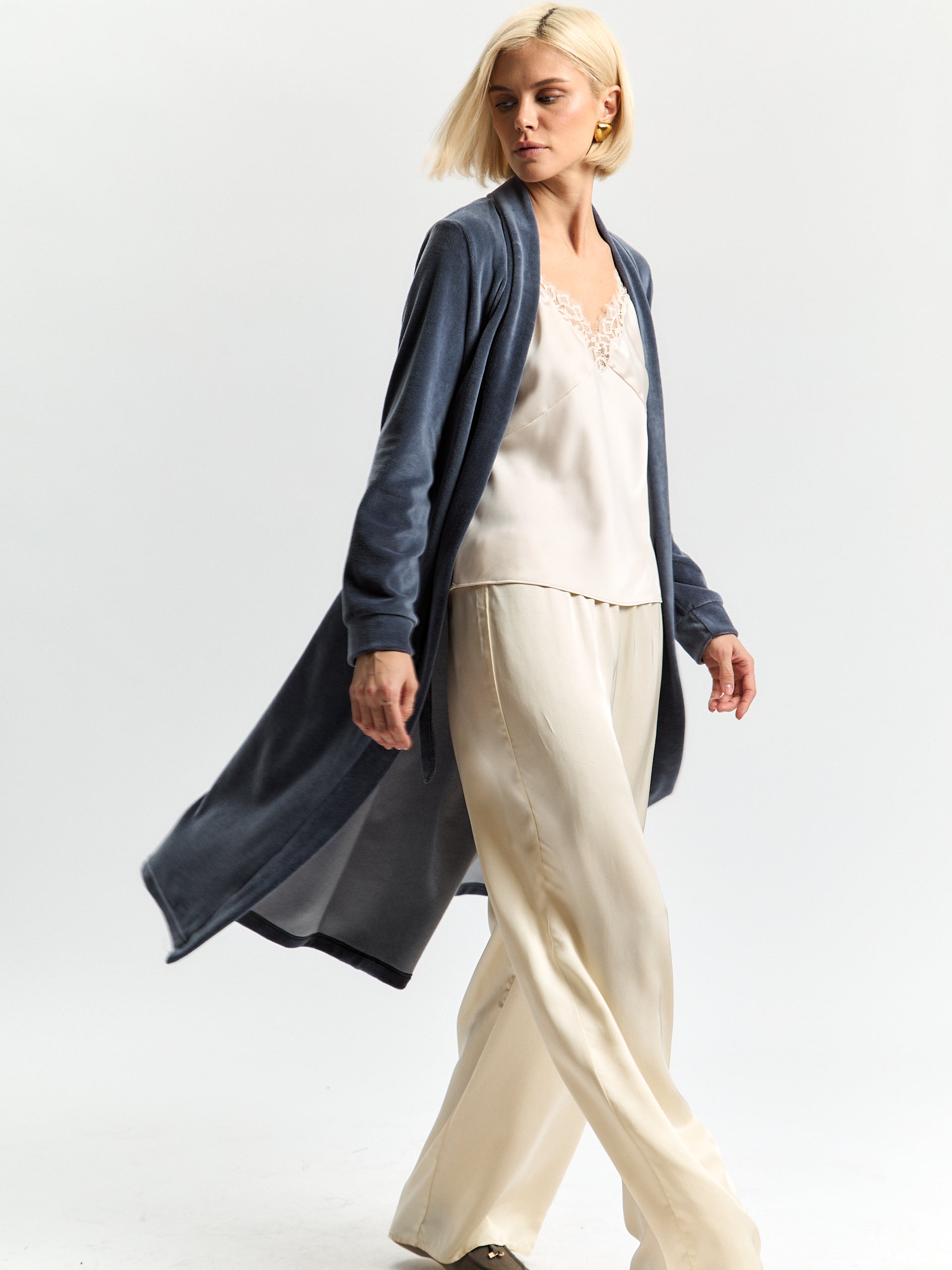 OXGN Soft Knit Maxi Robe