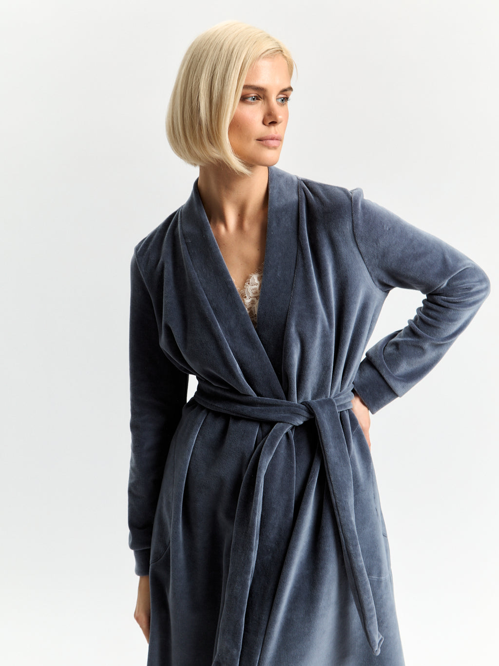 OXGN Soft Knit Maxi Robe
